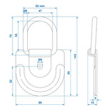 ProPlus Sjoroog 89 x 85 mm