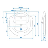 ProPlus Sjoroog 83 x 72 mm