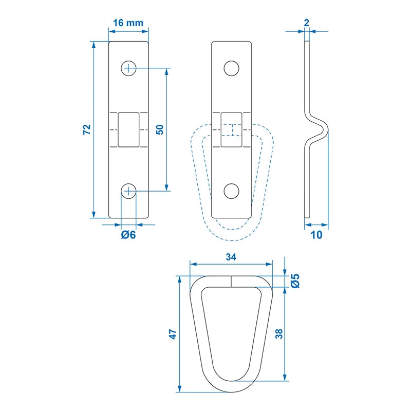 ProPlus Sjoroog tweedelig 72 x 16 mm