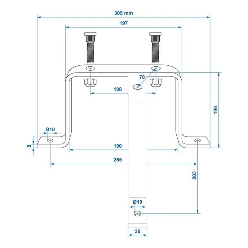 ProPlus Reservewielhouder driepoot