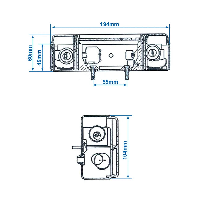 ProPlus Achterlicht 5 functies 194x104mm links in blister