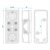 ProPlus Achterlicht 4 functies 210x83mm