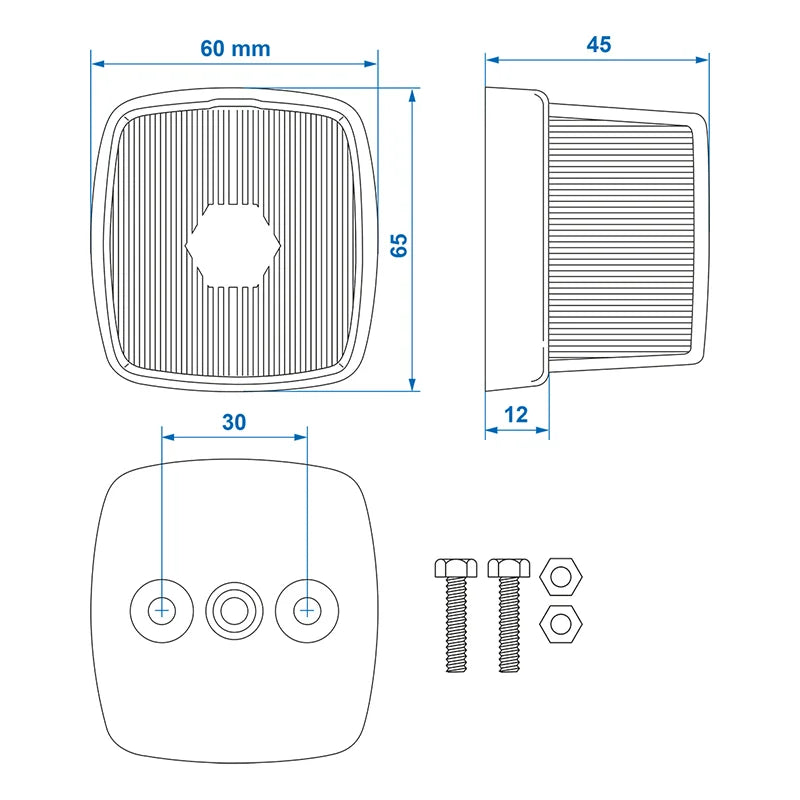 ProPlus Markeringslamp wit 65x60mm PM
