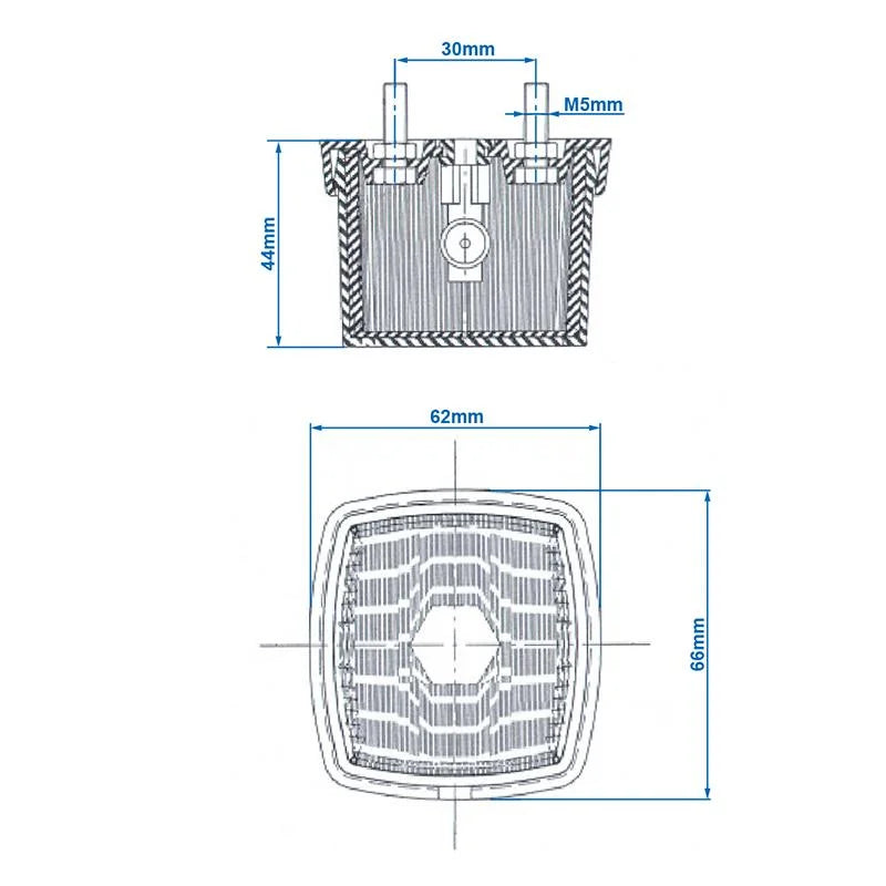 ProPlus Markeringslamp wit 66x62mm met reflector