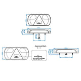 ProPlus Achterlicht 6 functies 296x142mm 32LED links