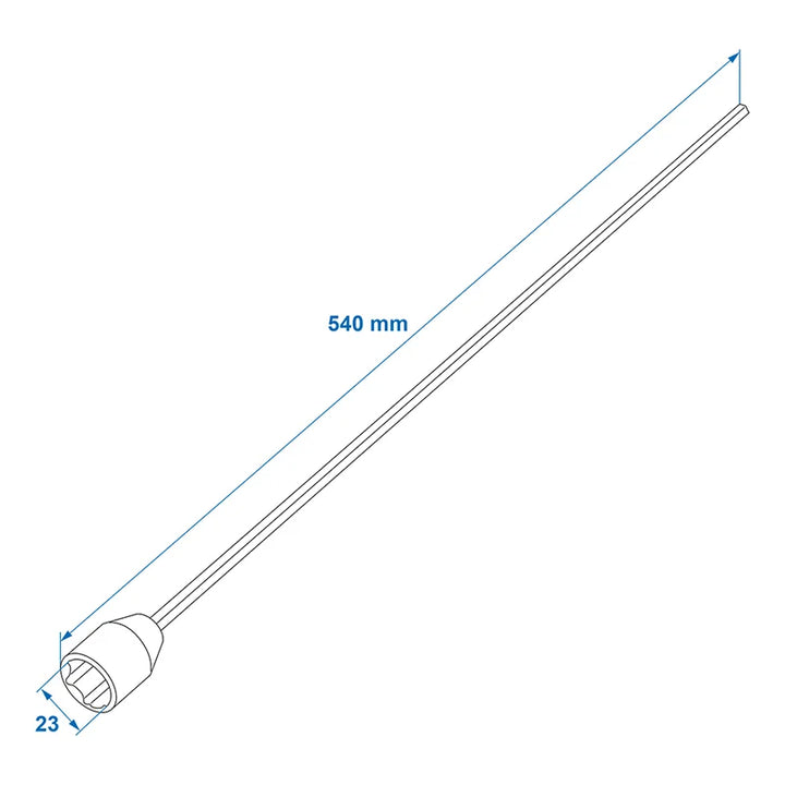 ProPlus Verlengadapter 540mm / 23mm voor hoeksteun