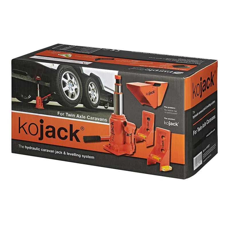 ProPlus KoJack hydraulische caravankrik met waterpas voor dubbelas