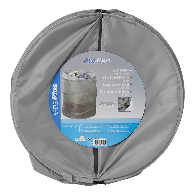 ProPlus  Camping Wasmand - Camper/caravan wasmand - Opvouwbaar - Grijs