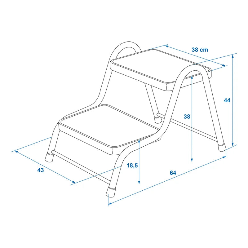 ProPlus Opstapje 2 treden Heavy Duty voor caravan/camper