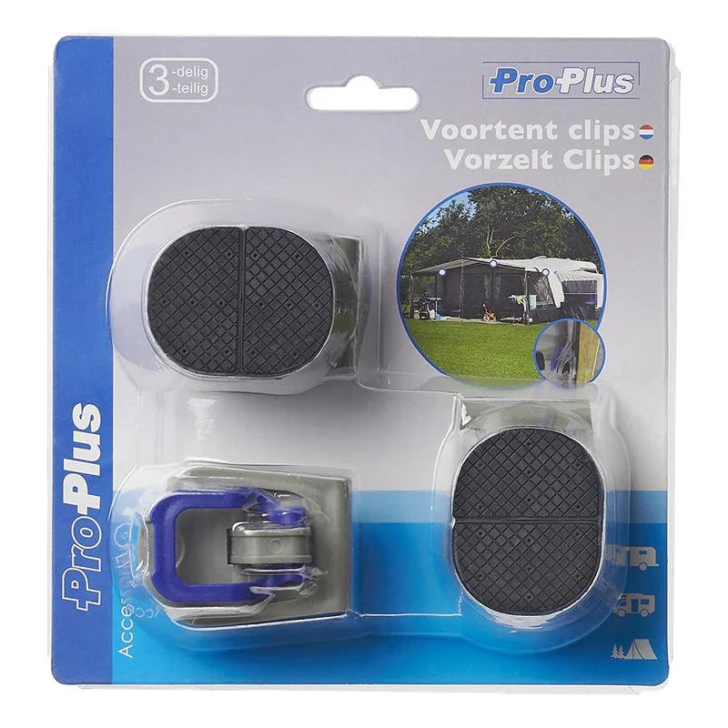 ProPlus Voortent clips 3-delig model 2