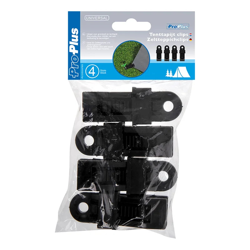 ProPlus Tenttapijt clips - set van 4 stuks