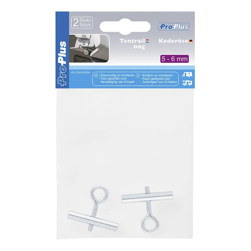 ProPlus Tentrailoog 5-6 mm - set van 2 stuks