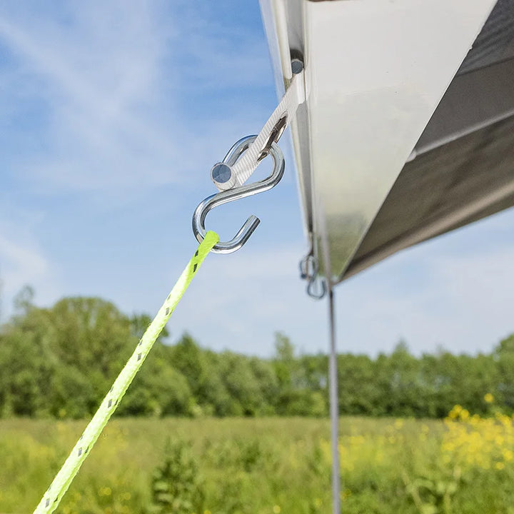 ProPlus Hanger met oog voor tentrail 5/6mm en 7/8mm - set van 6 stuks