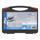 ProPlus Rotspen 20 cm metaal met glow-in-the-dark haak - set van 20 stuks in koffer