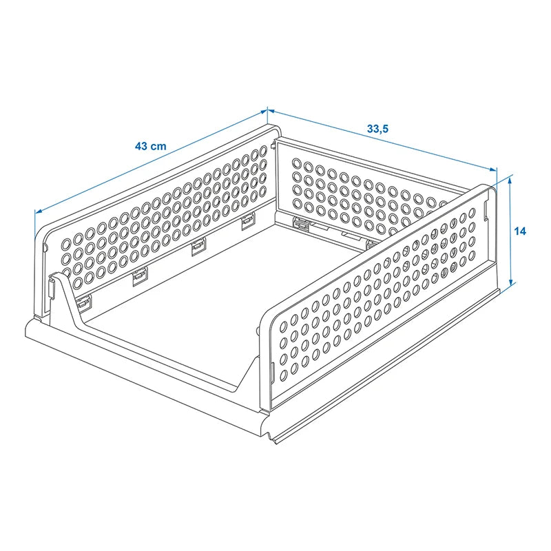 ProPlus Keukenorganizer 2-laags stapelbaar