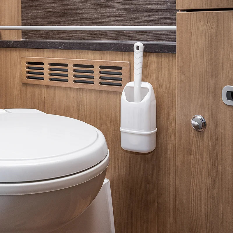 ProPlus Caravan/Camper WC Borstel Met Houder -  Wit