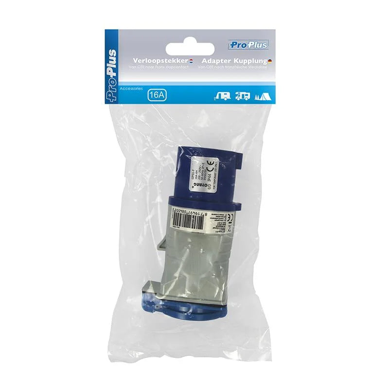 ProPlus Verloopstekker van CEE naar Frans stopcontact
