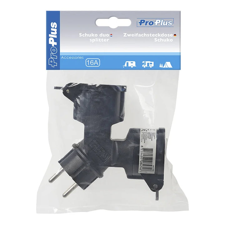 ProPlus Schuko duo splitter