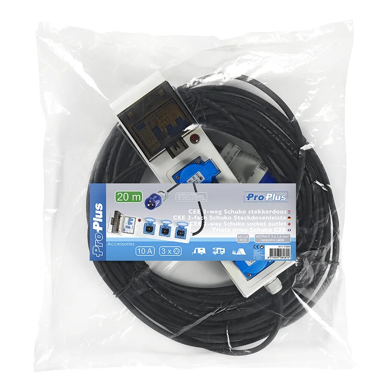 ProPlus Tent-/vouwwagen unit 20M met MCCB en ALS