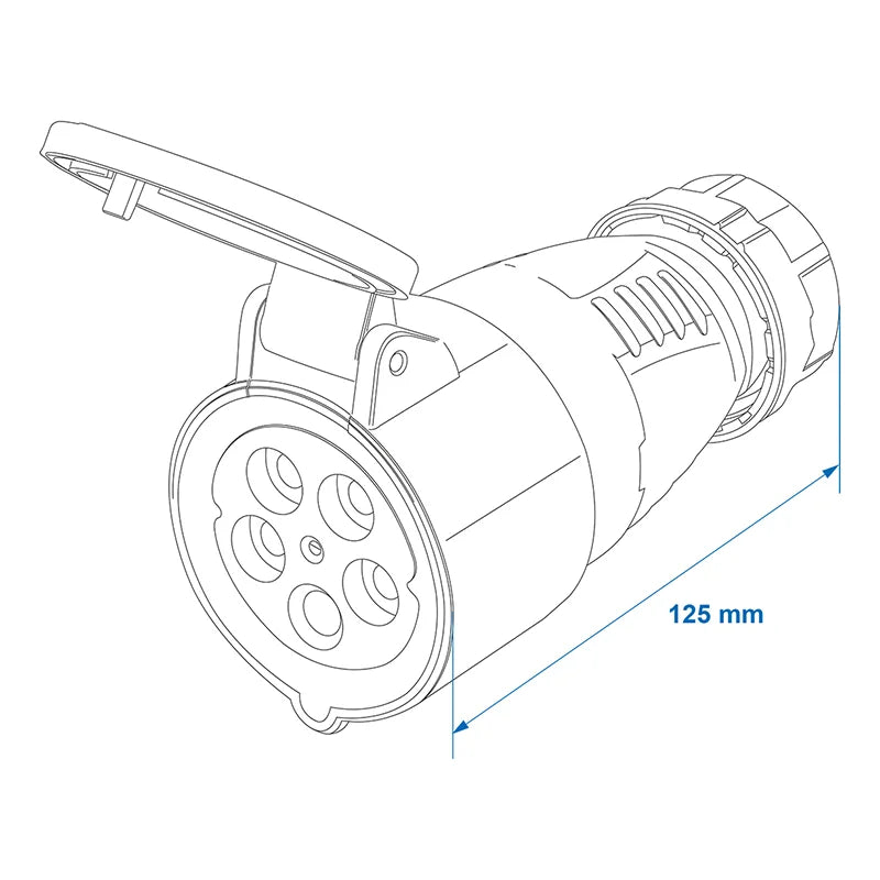 ProPlus CEE contrastekker 16A 5-polig