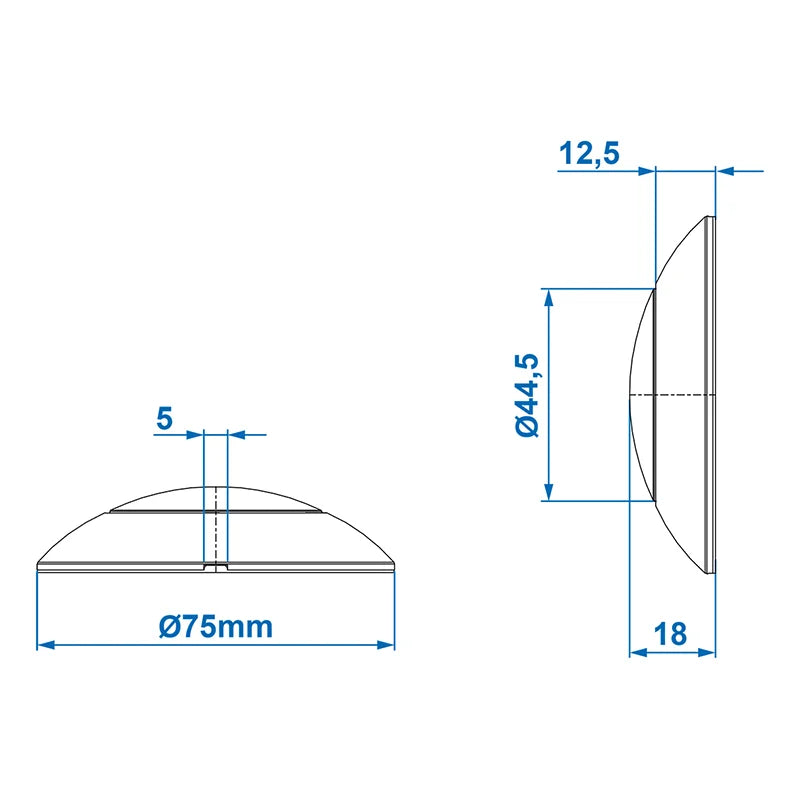 ProPlus Plafonnière / opbouwarmatuur 12-leds 12V 240lm Ø75x18mm