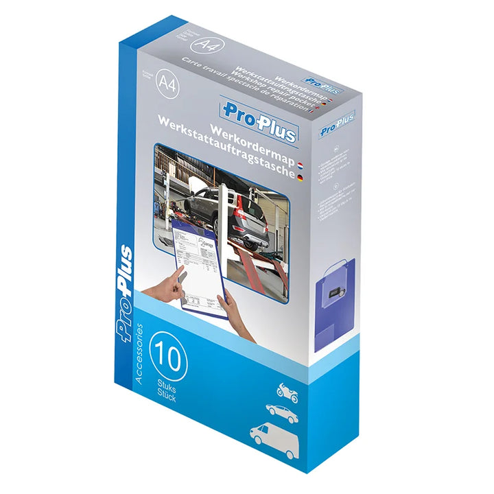 ProPlus Werkordermap A4 blauw met sleutelvak VE:10st.