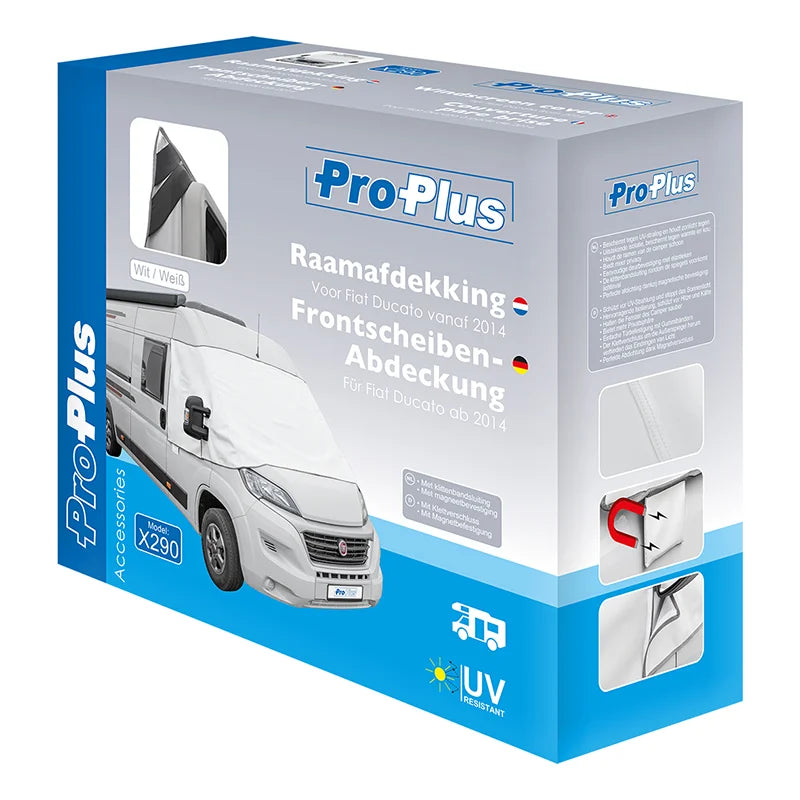 ProPlus Raamafdekking wit voor Fiat Ducato X290 vanaf 2014