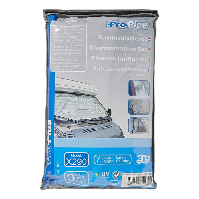 ProPlus Raamisolatieset voor Fiat Ducato X290 vanaf 2014