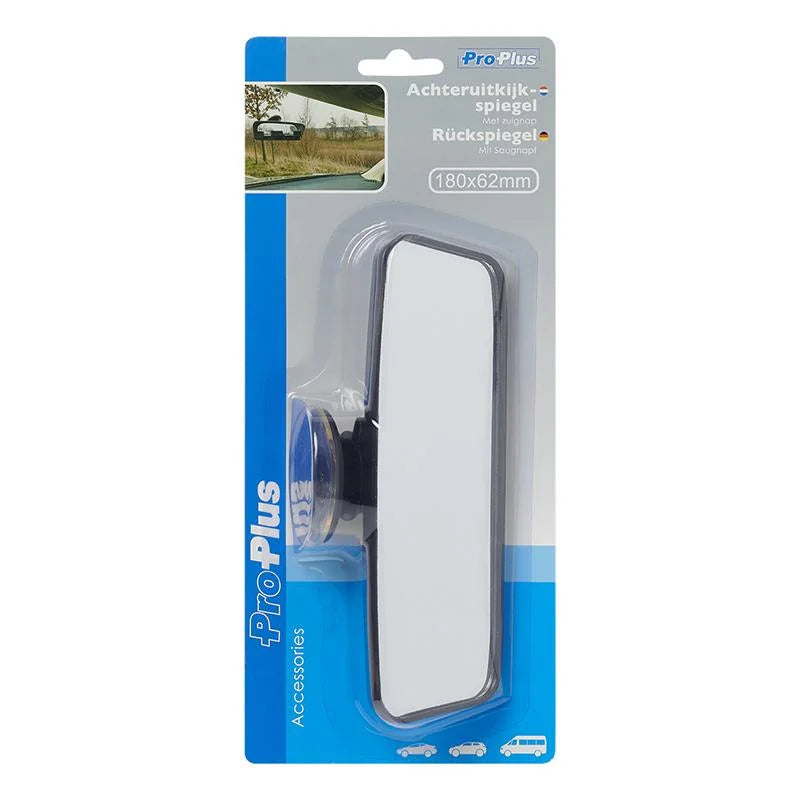 ProPlus Achteruitkijkspiegel 180x62mm met zuignap