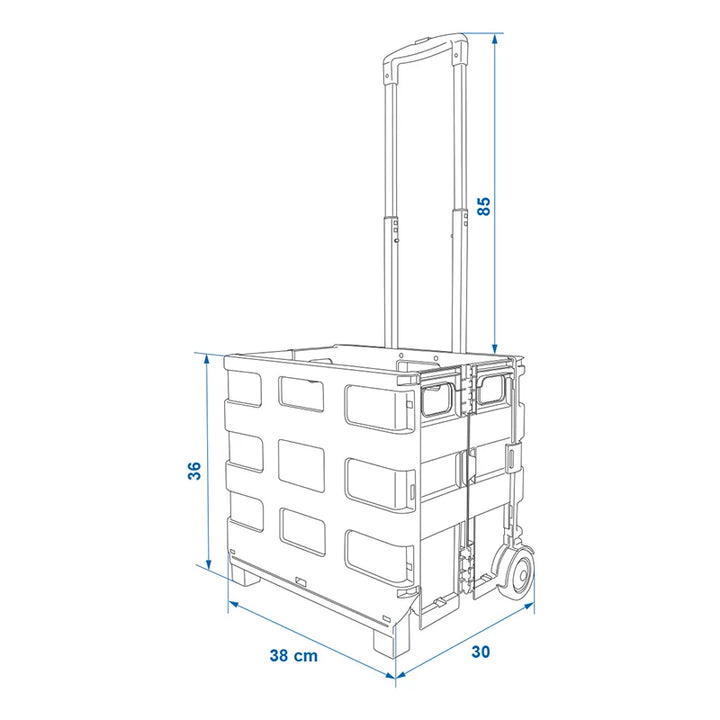 ProPlus Transport Trolley met Inklapbare Krat