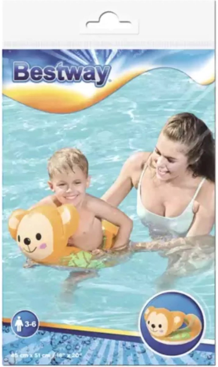 Opblaasbare Zwemband - Blauw Zeedier (Bestway)