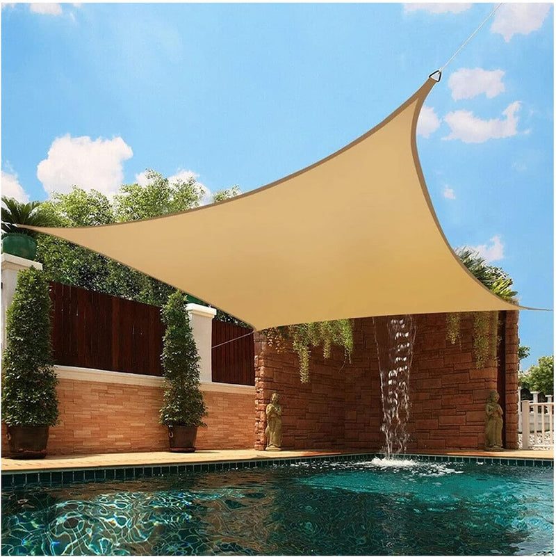 Schaduwdoek  3.6 x 3.6 Meter - Beige - Waterproof - UV bestendig