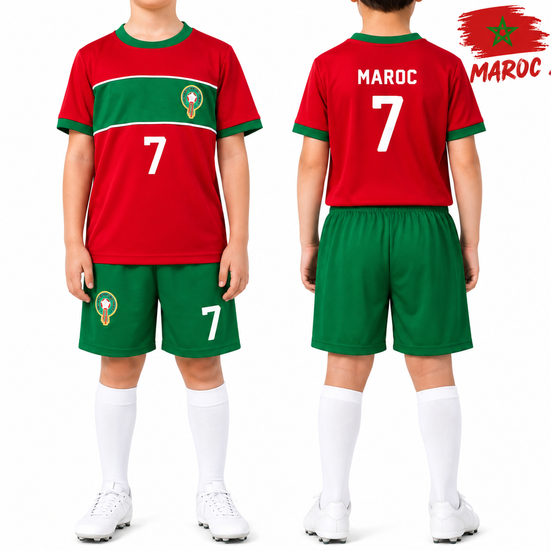 Marokko WK 2026 Kinderset – Voetbalshirt &amp; Short