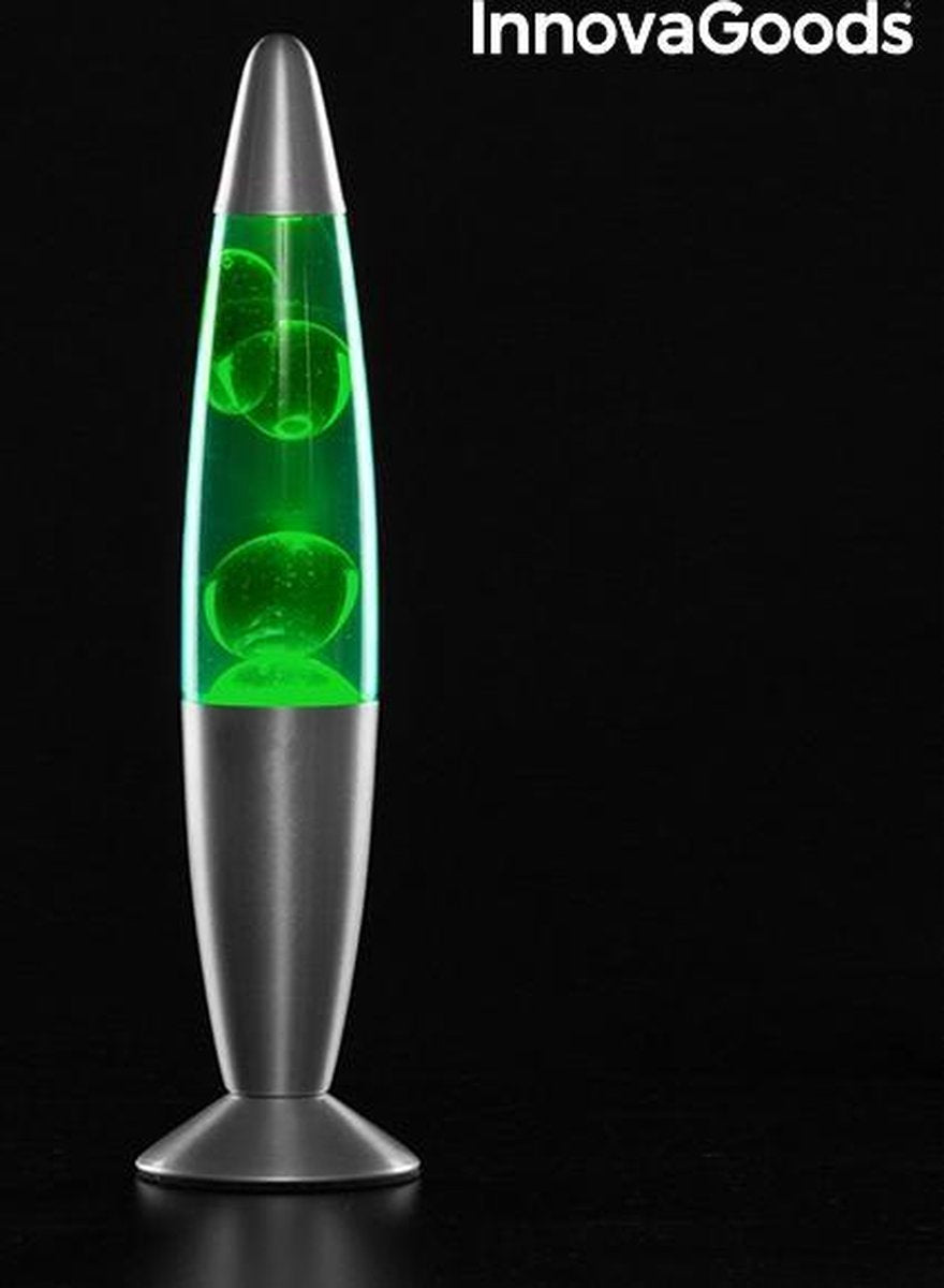 Lavalamp | Tafellamp | Nachtlampje | 36cm Hoog | Kleur: Blauw | Merk: InnovaGoods
