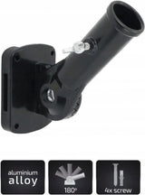 Vlaggenstokhouder Zwart - Vlaggenstok Houder Aluminium