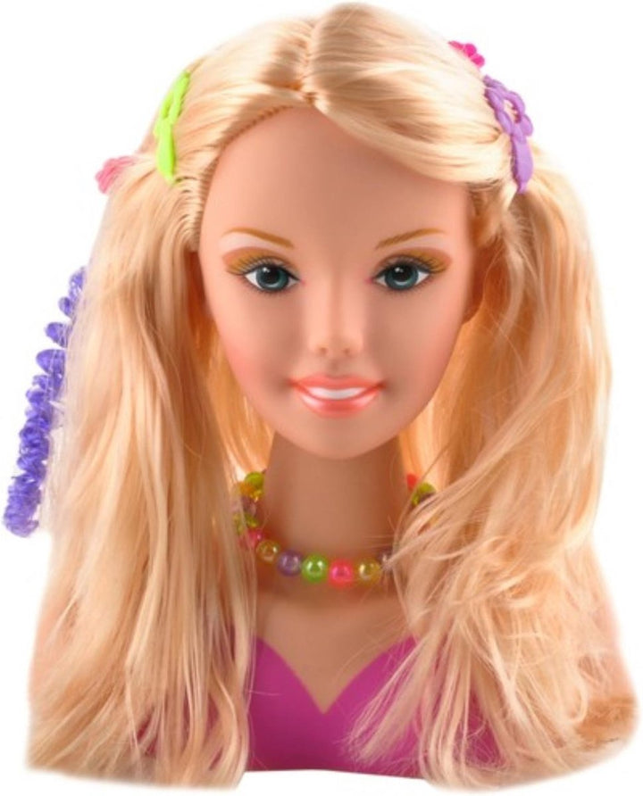 Kruzzel Hair Styling Head + Accessoires - Creatieve Haarstijlen voor Kinderen