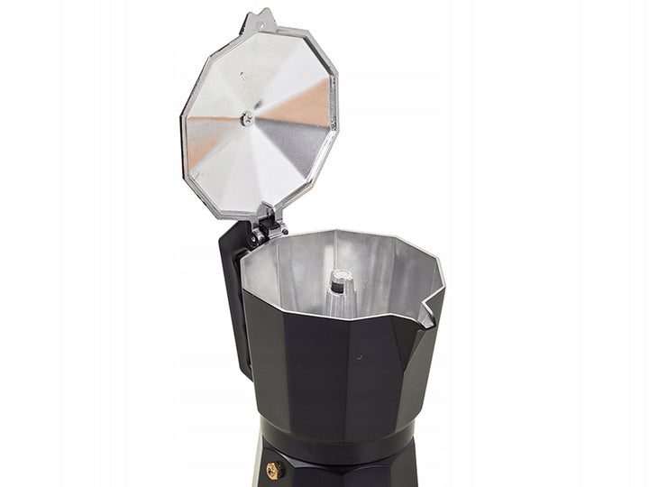 Espresso Moka Maker Percolator 12 kops - Zwart