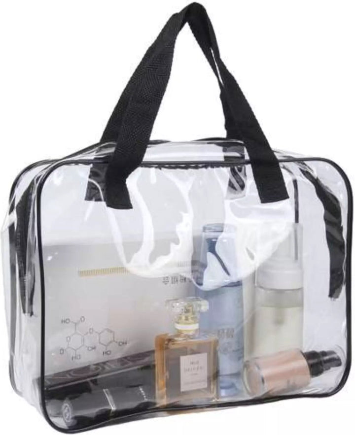 Beautylushh Doorzichtige Toilettas Set voor Toiletartikelen – Transparante Travel Organizer Bag 3-Pack