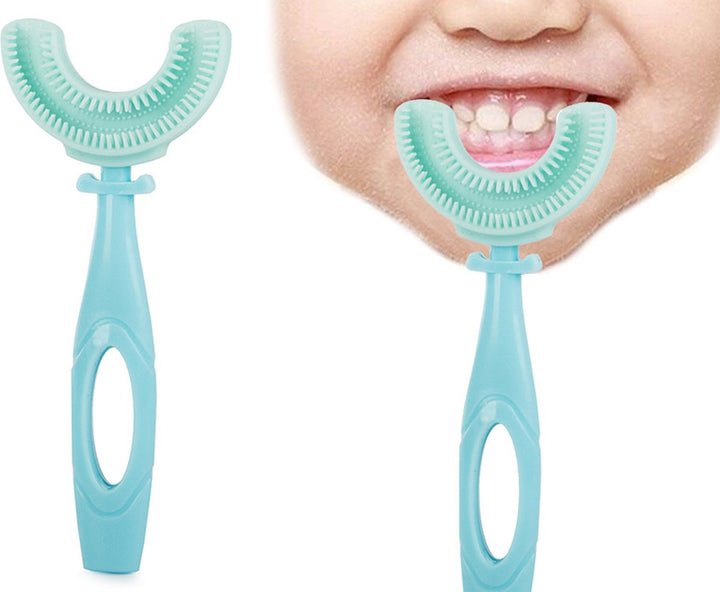 Kindertandenborstel U-Vormig Blauw