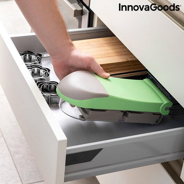 InnovaGoods - 7-in-1 groentesnijder, rasp en mandoline met recepten en accessoires - Keuken Accessoires - Anti-slip Voet