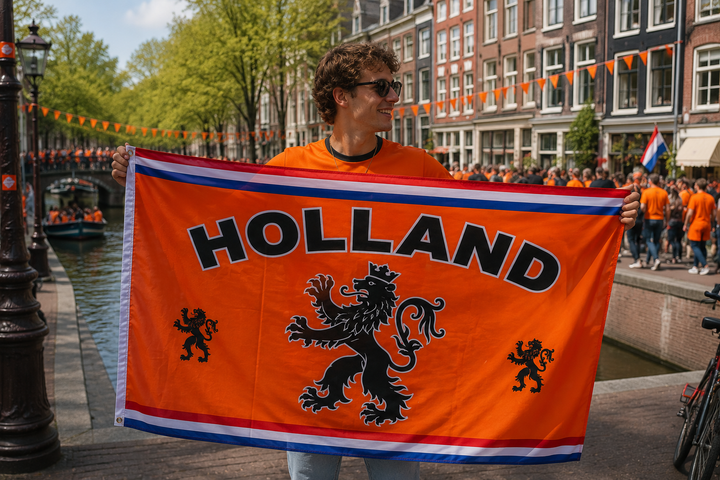 Holland WK 2026 Vlag 90x150 cm – Oranje Supportersvlag