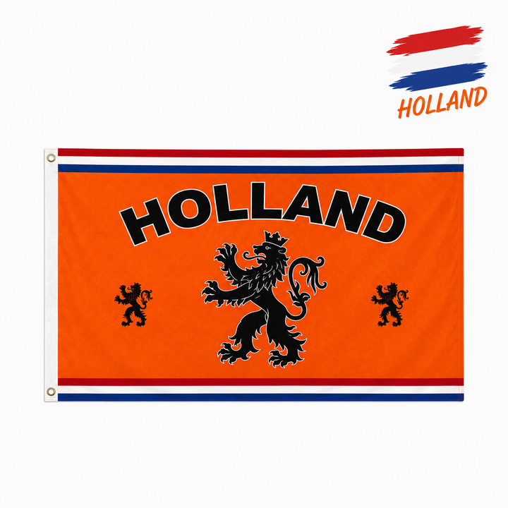 Holland WK 2026 Vlag 90x150 cm – Oranje Supportersvlag
