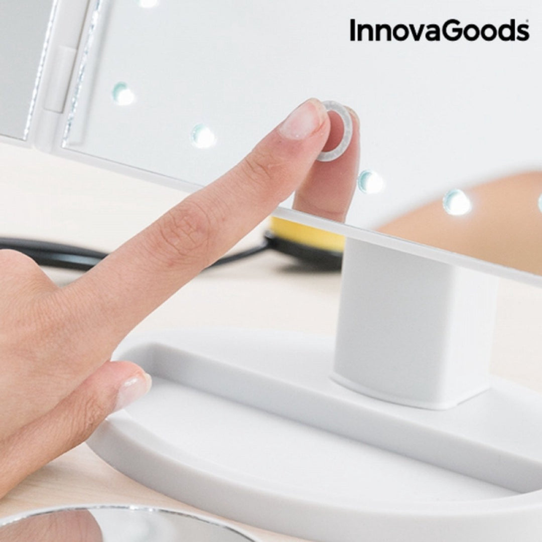 Vergrotende Make-up Spiegel met LED 4-IN-1 INNOVAGOODS
