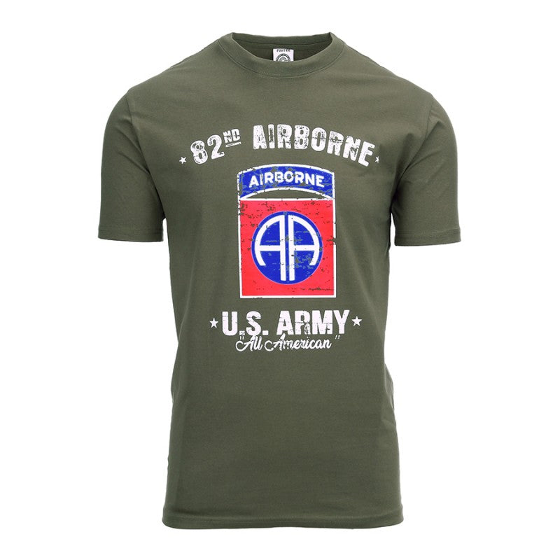 Fostex T-shirt U.S. Army 82nd Airborne - Groen