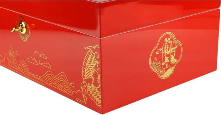 Adorini Grande Deluxe Humidor Year of the Dragon + LED verlichting