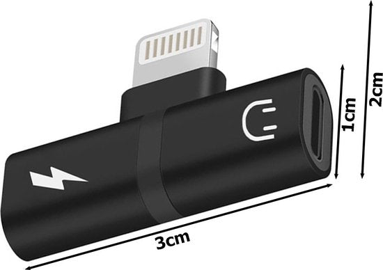 Adapter Splitter Iphone - dubbele poorten