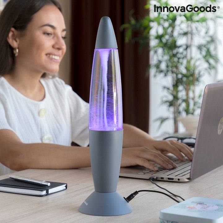 INNOVAGOODS LAVALAMP - LED-LAVALAMP - TORNADO LED-LAVALAMP - LAVALAMP - KINDERLAMP - NACHTLAMP - BUREAULAMP - ELEKTRISCHE LAMP - ELEKTRISCHE LAVALAMP - LAVALAMP VOOR KINDEREN - LAMP VOOR KINDEREN - LAVALAMP GROEN - LAVALAMP BLAUW - LAVALAMP ROOD
