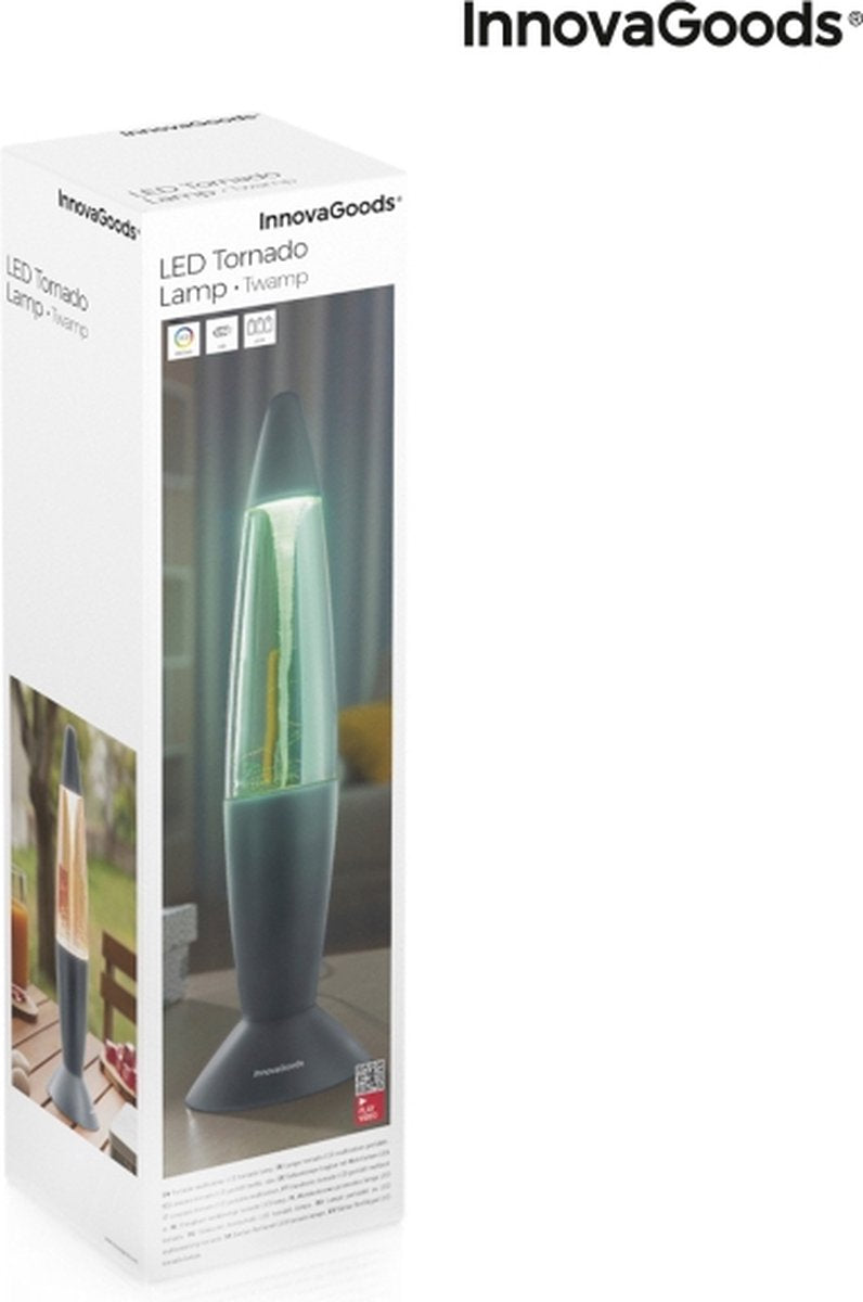 INNOVAGOODS LAVALAMP - LED-LAVALAMP - TORNADO LED-LAVALAMP - LAVALAMP - KINDERLAMP - NACHTLAMP - BUREAULAMP - ELEKTRISCHE LAMP - ELEKTRISCHE LAVALAMP - LAVALAMP VOOR KINDEREN - LAMP VOOR KINDEREN - LAVALAMP GROEN - LAVALAMP BLAUW - LAVALAMP ROOD