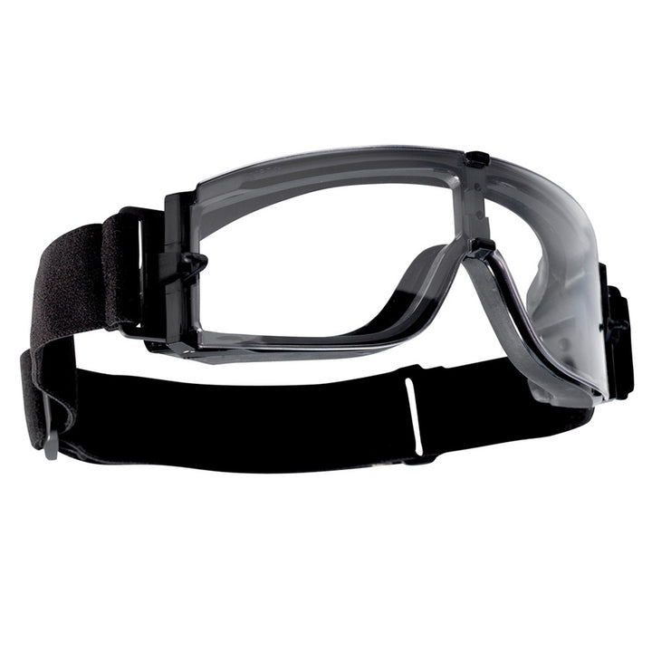 Bollé X800 tactical bril clear platinum (X800i) - Zwart