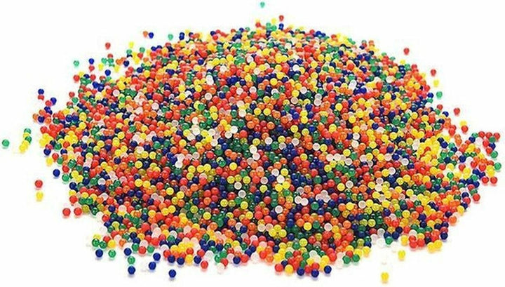 Multi Color Balletjes - 10.000 stuks - 7-8mm - Blauw - Waterabsorberende balletjes - Waterballetjes - Gelballetjes Transparant - Waterparels - Waterbeads
